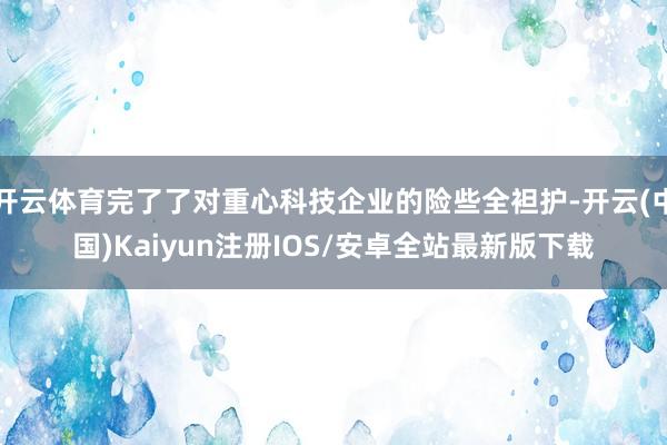 开云体育完了了对重心科技企业的险些全袒护-开云(中国)Kaiyun注册IOS/安卓全站最新版下载
